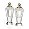 Homeroots Handcrafted Optical Crystal & Gold Salt & Pepper Shakers, Pair 376101 - alternate 4